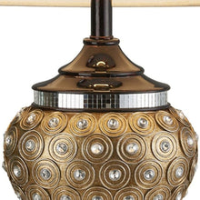 Load image into Gallery viewer, Glitzy Bejeweled Table Lamp - Gold