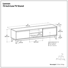 Load image into Gallery viewer, Lennon - Handcrafted Low TV Stand
