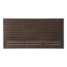 Load image into Gallery viewer, Bar Table With Slat Panel Design - Dark Brown