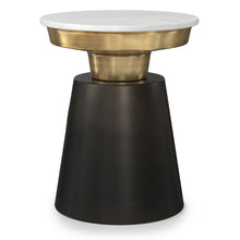 Load image into Gallery viewer, 20" Metal Round End Table - Black