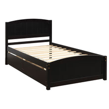 Load image into Gallery viewer, Platform Bed & Headboard, Footboard And Wood Slat Support