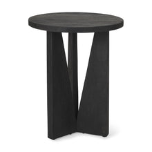 Load image into Gallery viewer, Solid Wood Wood Tray Table - Black