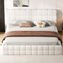 Load image into Gallery viewer, Upholstered Platform Bed With Headboard