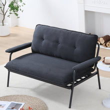 Load image into Gallery viewer, Modern Metal Frame Sofa With Sponge Filling For Compact Spaces And Versatile Use