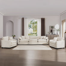 Load image into Gallery viewer, Elegant Oversized Sectional Sofa Set With Deep Seats And Flexible Layout