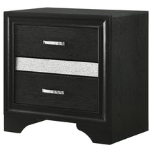 Load image into Gallery viewer, Transitional 2 Drawer Nightstand With Hidden Jewelry Tray