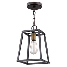 Load image into Gallery viewer, Metal Tapered Hanging Light - Antique Bronze
