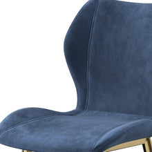 Load image into Gallery viewer, Upholstered Velvet Dining Side Chairs (Set of 4) - Blue