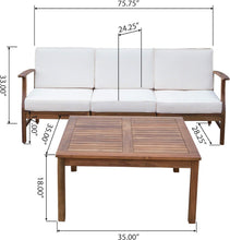 Load image into Gallery viewer, Perla - 3 Seater Sofa And Table Set