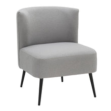 Load image into Gallery viewer, Fran - Contemporary Slipper Chair - Black / Light Gray