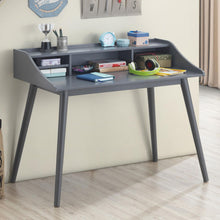 Load image into Gallery viewer, Writing Desk With 4 Compartments - Gray