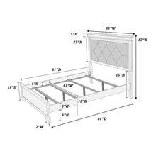 Load image into Gallery viewer, 3 Piece Bedroom Set With LED Lighting, 2 Nightstands