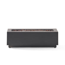 Load image into Gallery viewer, Modern Rectangular Iron Fire Pit 50, 000 Btu