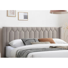 Load image into Gallery viewer, Platform Bed With Diamond Tufted Headboard