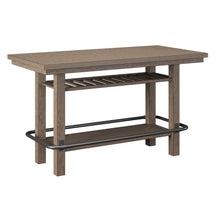 Load image into Gallery viewer, Bar Height Storage Table With Construction - Brown