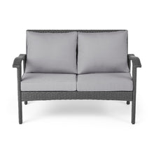 Load image into Gallery viewer, Honolulu - Loveseat - Gray / Silver