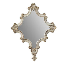 Load image into Gallery viewer, 30" Diamond Solid Framed Accent Mirror - White