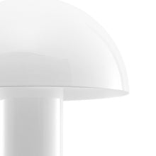Load image into Gallery viewer, 11" Novelty USB Table Lamp With Globe Shade - White