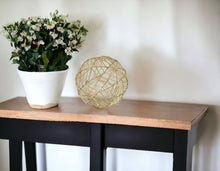 Load image into Gallery viewer, Hand Painted Decorative Orb Tabletop Sculpture (483226) - Gold
