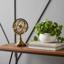 Load image into Gallery viewer, Armillary Sphere On Base - Brass