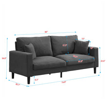 Load image into Gallery viewer, Modern Upholstered 2 Piece Sofa Set With 3 Seater And 2 Seater