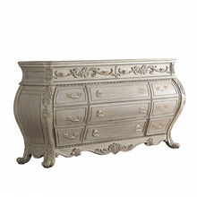 Load image into Gallery viewer, Solid Wood Nine Drawer Double Dresser - Off White