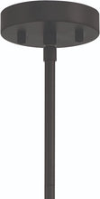 Load image into Gallery viewer, 19" Kitchen Island Six Light Metal Dimmable Chandelier - Black / Gold