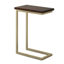 Load image into Gallery viewer, End Table - Brown / Gold