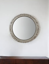 Load image into Gallery viewer, 44" Abstract Framed Accent Mirror - Silver