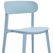 Load image into Gallery viewer, Heavy Duty Plastic Dining Side Chair (Set of 4) - Blue