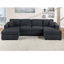 Load image into Gallery viewer, Modern Design Sectional Set With Right And Left Arm Chaise