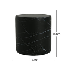 Load image into Gallery viewer, Cylindrical Design, Outdoor Lightweight Concrete Side Table