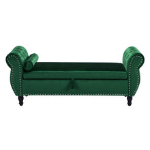 Load image into Gallery viewer, Luxurious Multifunctional Storage Ottoman Bench With Pillow