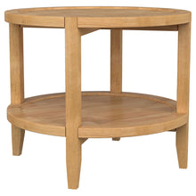 Load image into Gallery viewer, Isbell - Round Table With Storage Shelf