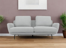 Load image into Gallery viewer, Contempo Retro Loveseat - Light Gray
