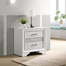Load image into Gallery viewer, Transitional 2 Drawer Nightstand With Hidden Jewelry Tray