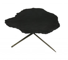 Load image into Gallery viewer, Live Edge Coffee Tables (Set of 2) - Black
