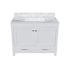 Load image into Gallery viewer, 43" Bathroom Vanity Multi Functional Cabinet - White