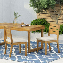 Load image into Gallery viewer, Outdoor Armless Dining Chair With Cushions