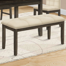 Load image into Gallery viewer, Bench, Rectangular, Hallway, Upholstered, Transitional - Cream