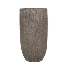 Load image into Gallery viewer, Magnesium Oxide Planter For Outdoor Use - Natural Wood