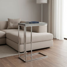 Load image into Gallery viewer, Particle Board Metal Accent Table - Gray