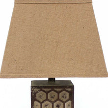 Load image into Gallery viewer, Solid Wood Bedside Table Lamp With Brown Shade - Brown
