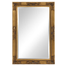 Load image into Gallery viewer, Rectangular Antiqued Frame Mirror - Gold