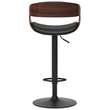 Load image into Gallery viewer, Archer - Adjustable Swivel Bar Stool - Black