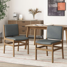 Load image into Gallery viewer, Contemporary Dining Chair Set Upholstered Fabric With Rubberwood Frame