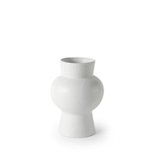 Load image into Gallery viewer, Abstract Cylinder Table Vase (397593) - White