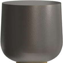 Load image into Gallery viewer, 20" Aluminum Round End Table - Antiqued Brass