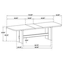 Load image into Gallery viewer, 7 Piece Rectangular Dining Table Set With Chair - Oak