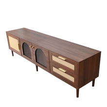 Load image into Gallery viewer, TV Stand With App-Controlled LED Lights, 2 Drawers & Door Storage